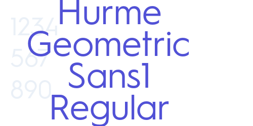 Hurme Geometric Sans1 Regular-font-download