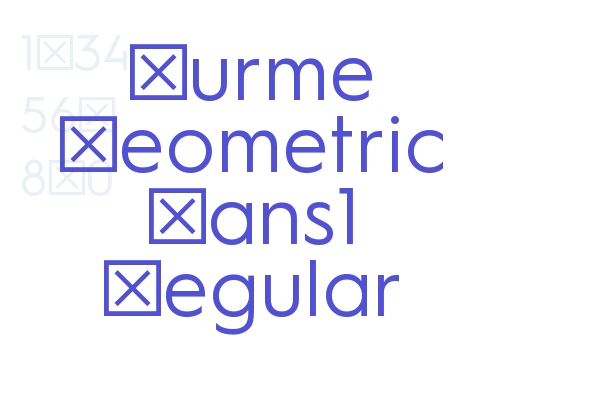 Hurme Geometric Sans1 Regular