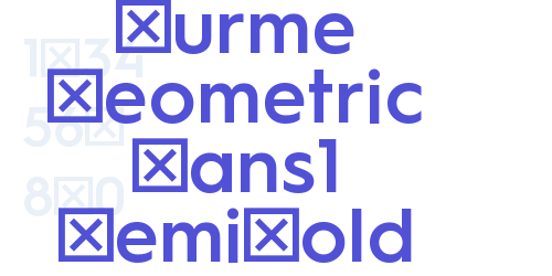 Hurme Geometric Sans1 SemiBold-font-download