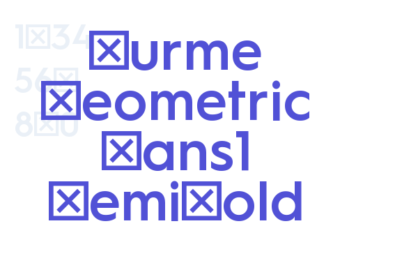 Hurme Geometric Sans1 SemiBold