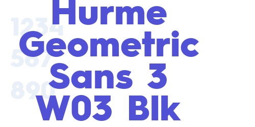 Hurme Geometric Sans 3 W03 Blk-font-download