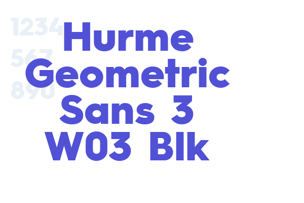 Hurme Geometric Sans 3 W03 Blk