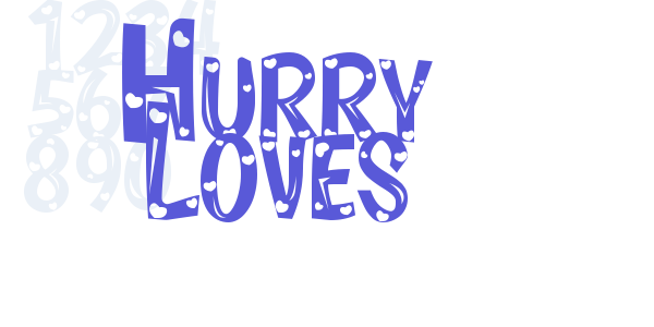 Hurry Loves font free