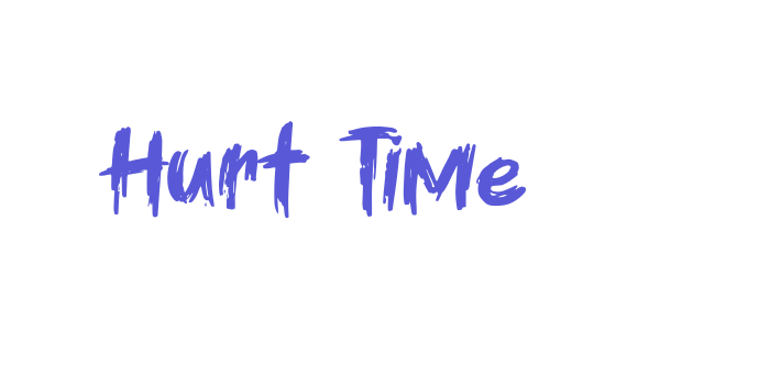 Hurt Time Font