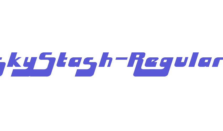 HuskyStash-Regular Font Download