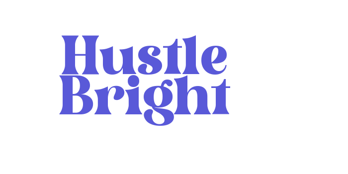 Download Hustle Bright Font