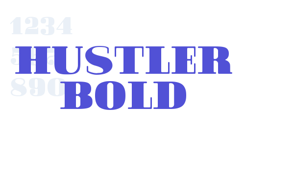 Hustler Bold font download