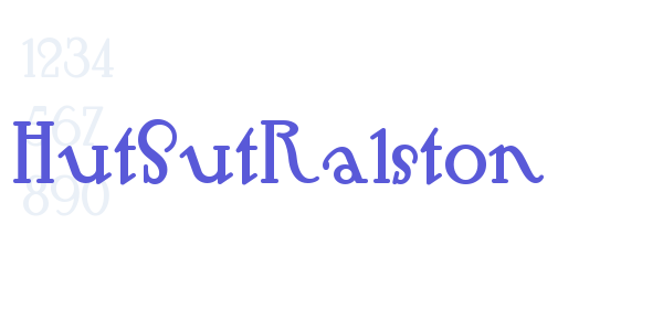 HutSutRalston font free