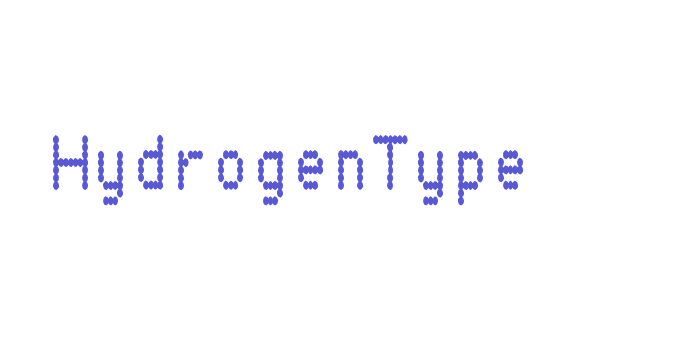 HydrogenType Font Download