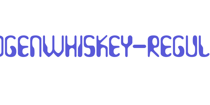 HydrogenWhiskey-Regular Font Download