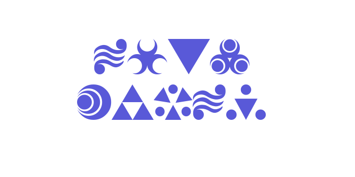 Hylian Symbols Font