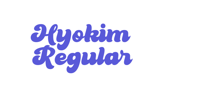 Hyokim Regular Font Download