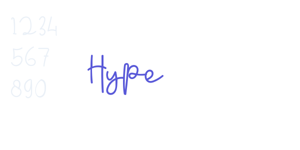 Hype font