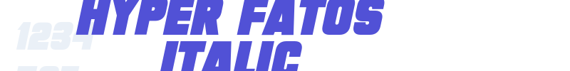 Hyper Fatos Italic