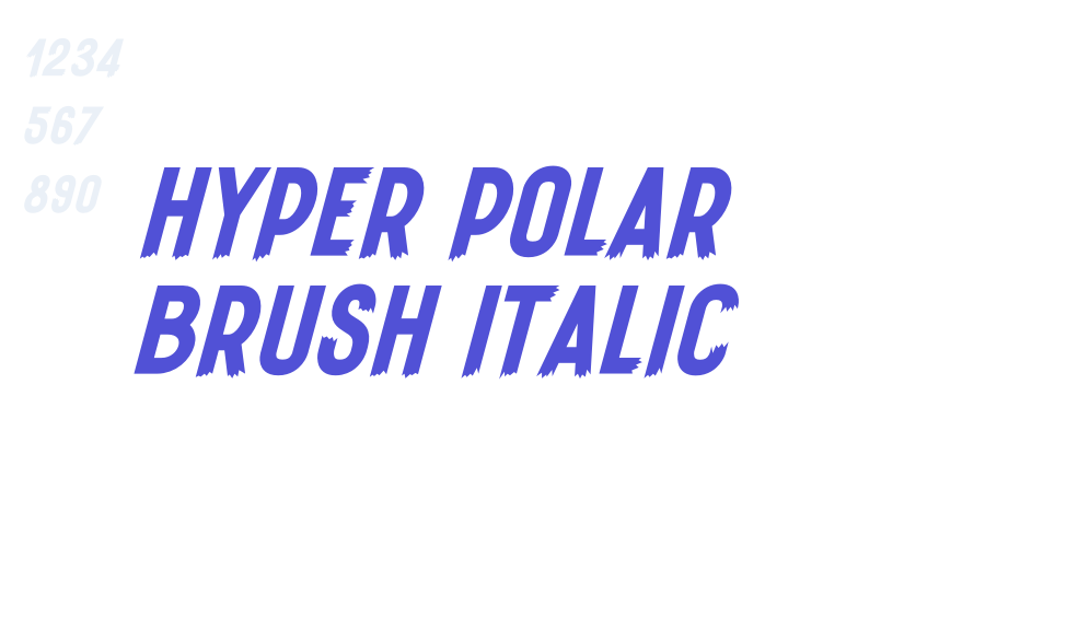 Hyper Polar Brush Italic-font-download