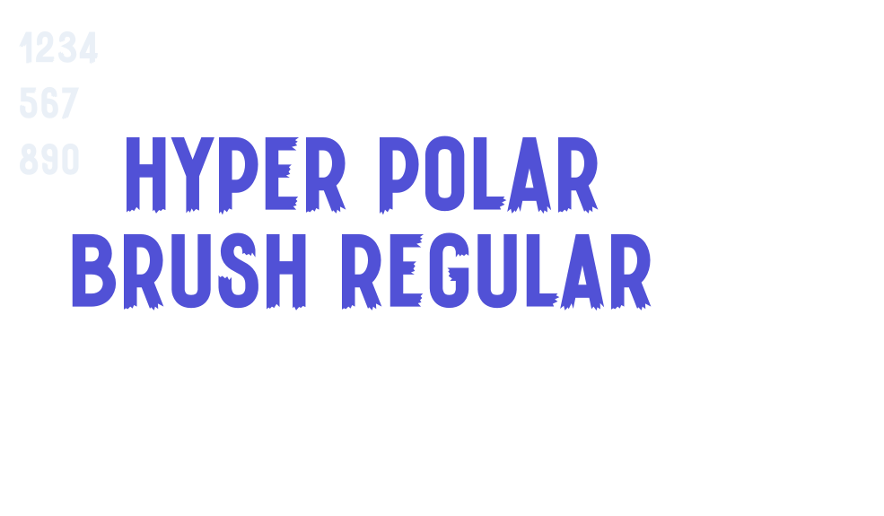 Hyper Polar Brush Regular-font-download