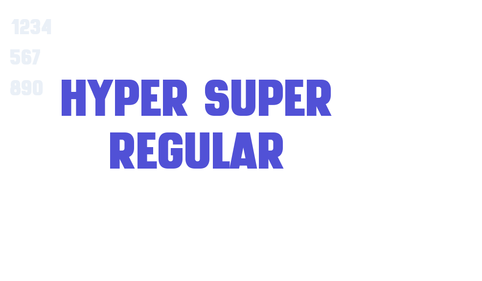 Hyper Super Regular-font-download