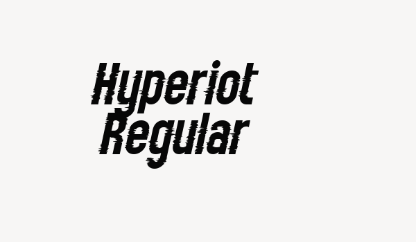 Hyperiot Regular Font