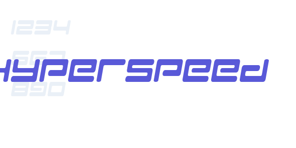 Hyperspeed font free