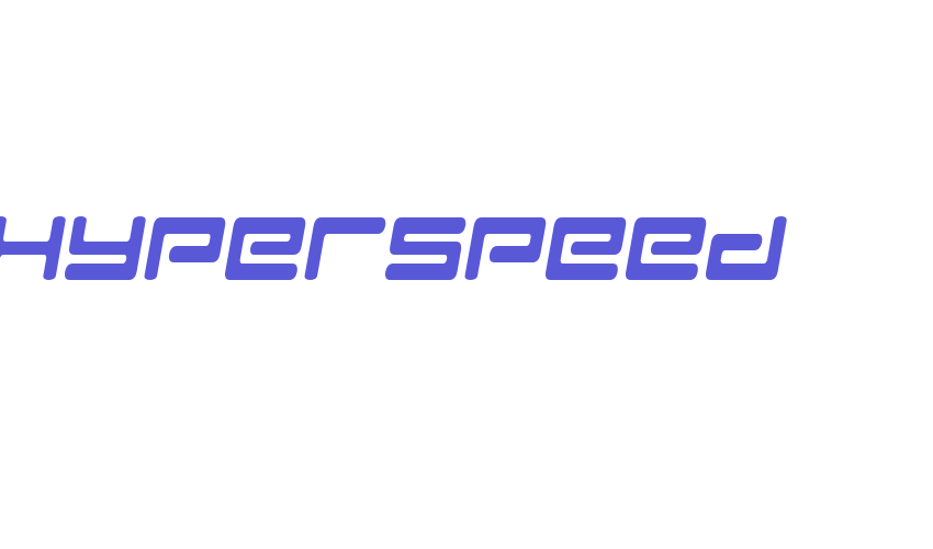 Hyperspeed Font Download