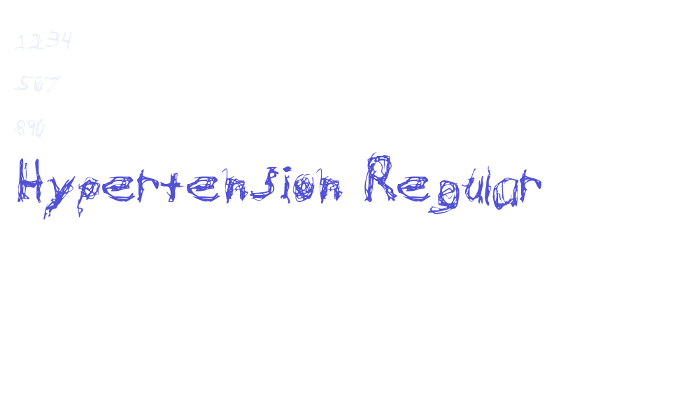 Hypertension Regular-font-download