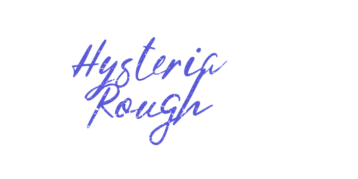 Hysteria Rough Font Download