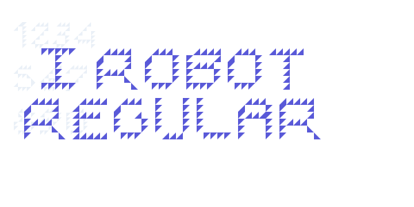 I ROBOT Regular font free