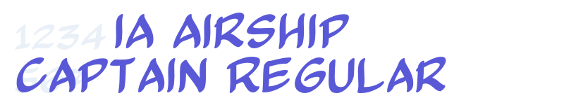 IA Airship Captain Regular-related font