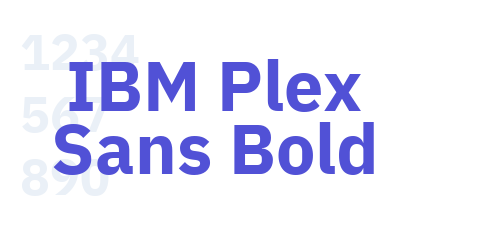 IBM Plex Sans Bold-font-download