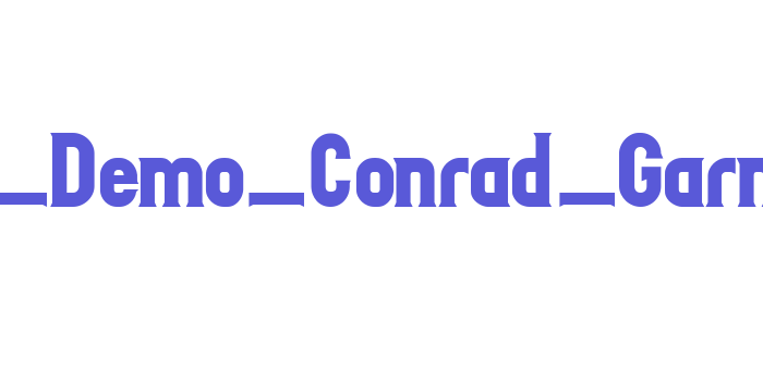 IDAHO_Demo_Conrad_Garner Font Download