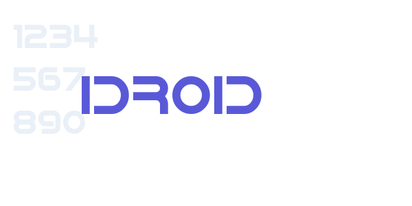 IDroid font free