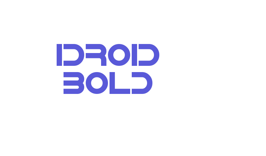 IDroid Bold Font Download