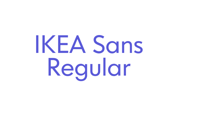 IKEA Sans Regular Font Download