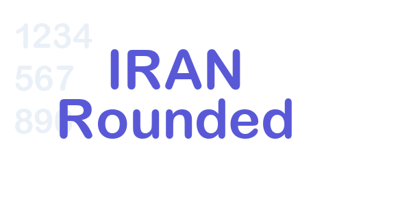 IRAN Rounded font free