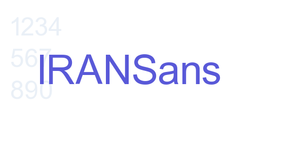 IRANSans font free