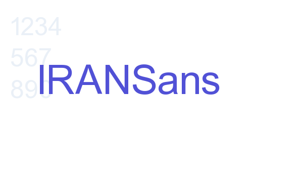 IRANSans font download