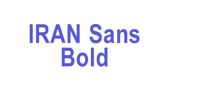 IRAN Sans Bold Font Download