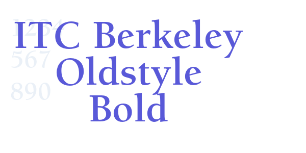 ITC Berkeley Oldstyle Bold font free