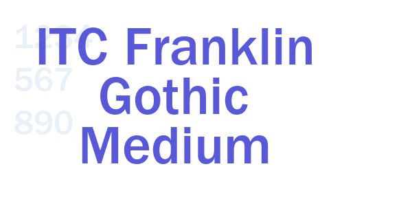 ITC Franklin Gothic Medium font free