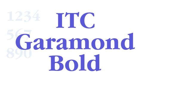 ITC Garamond Bold font free