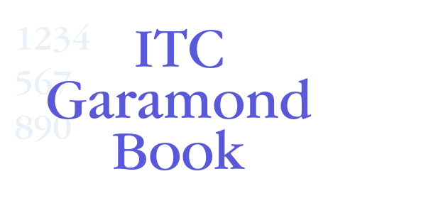 ITC Garamond Book font free