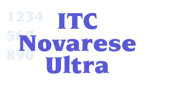 ITC Novarese Ultra font free