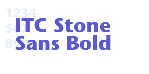 ITC Stone Sans Bold font free