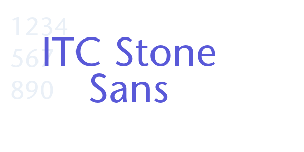 ITC Stone Sans font free