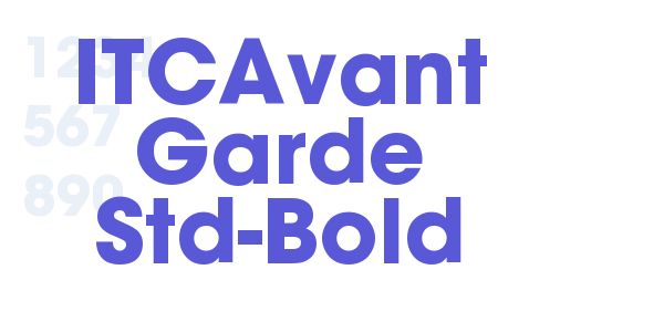 ITCAvant Garde Std-Bold font