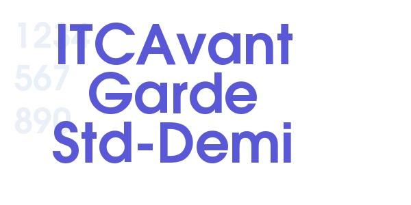 ITCAvant Garde Std-Demi font free