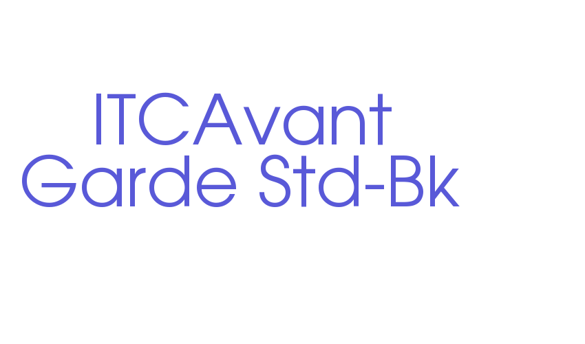 ITCAvant Garde Std-Bk Font Download