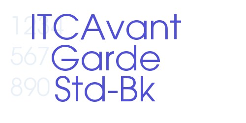 ITCAvant Garde Std-Bk-font-download