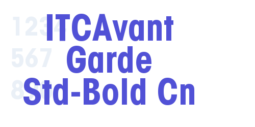 ITCAvant Garde Std-Bold Cn-font-download