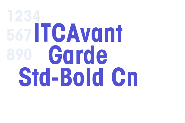 ITCAvant Garde Std-Bold Cn